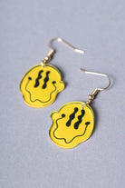 Melting Smiley Face Earrings