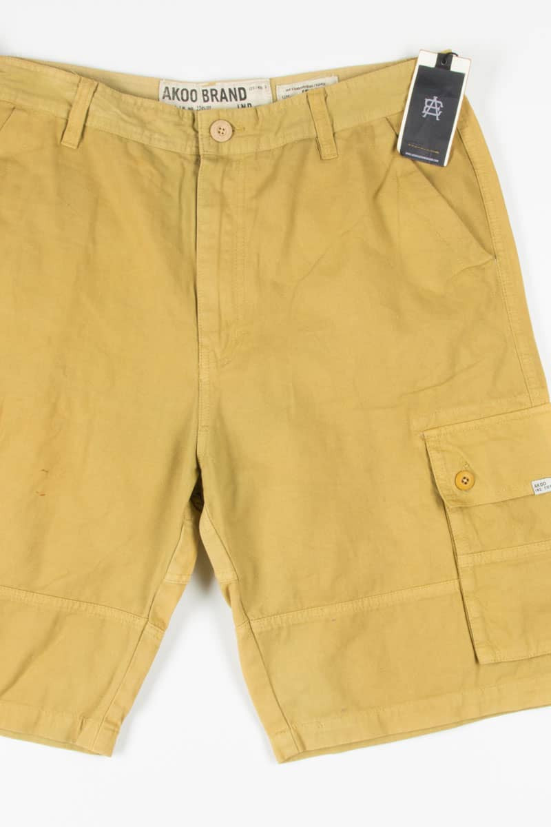 Men's Faded Akoo Brand Cargo Shorts 266 (sz. 36)