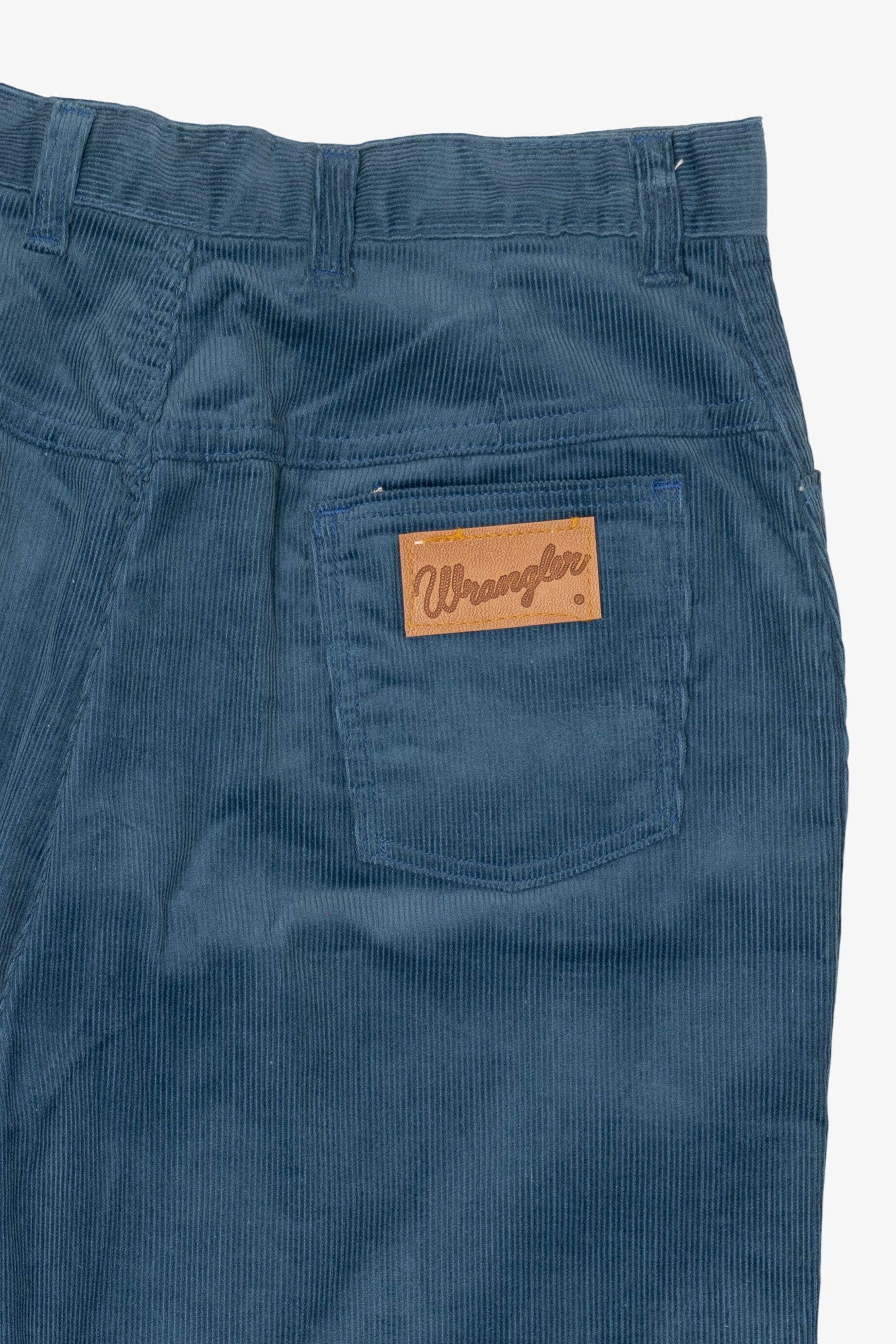Vintage Blue Corduroy Wrangler Blue Bell Pants (1960s)