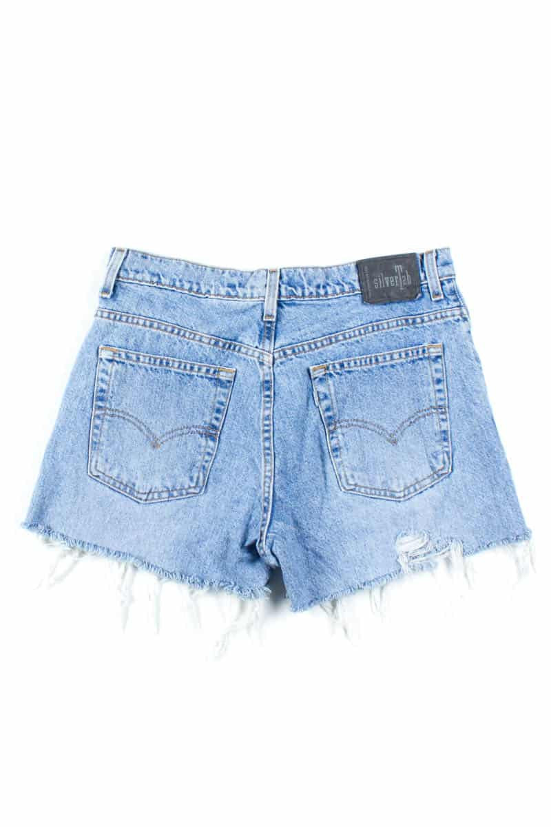 Vintage Distressed Levi's Denim Cut Off Shorts (sz. 13 Jr. M))
