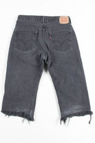 Black Levi's Cutt-off Denim Shorts 47