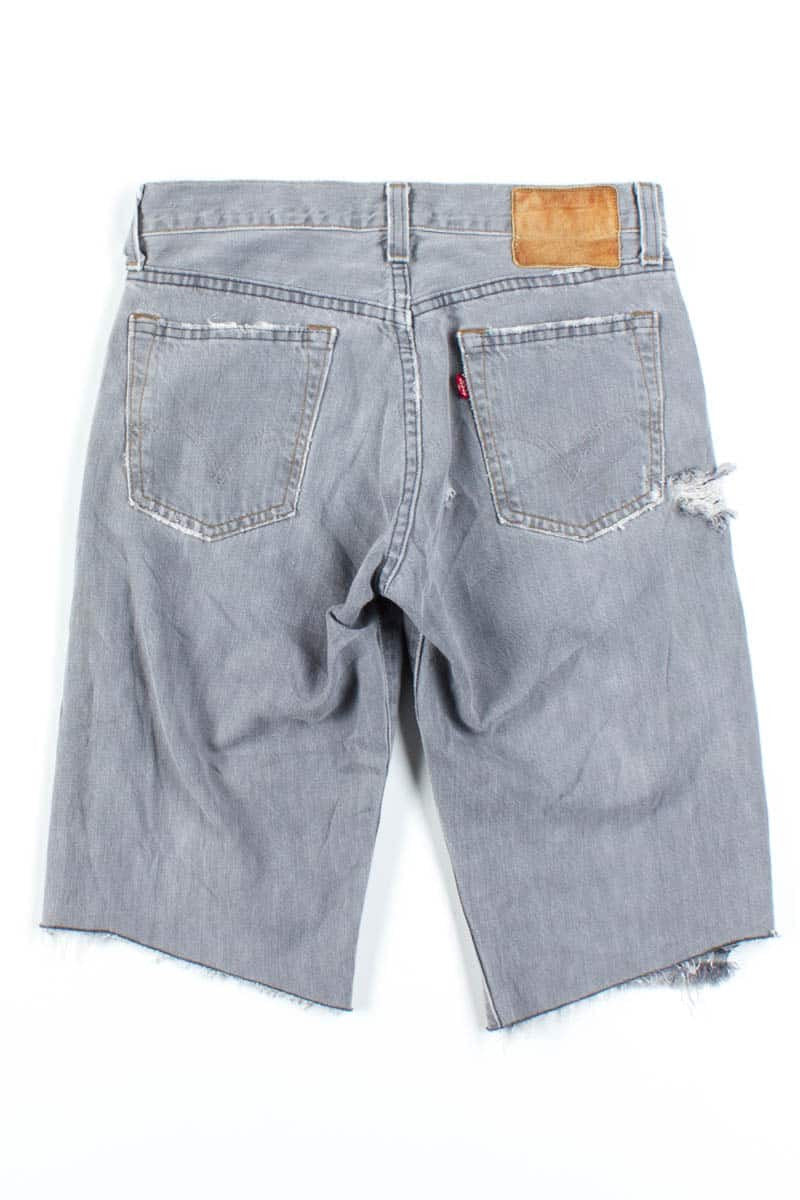 Distressed Levi's Button Fly Cut Off Shorts (sz. 30)
