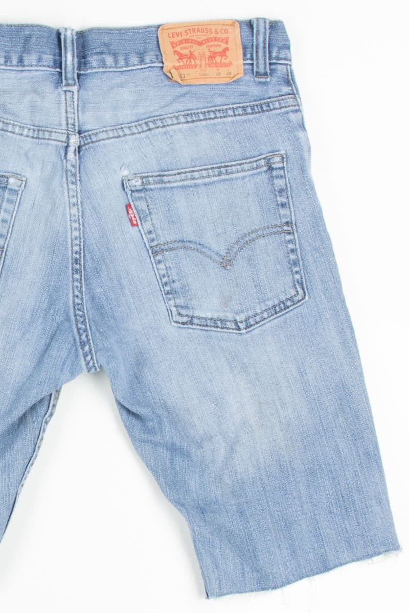 Levi's Light Wash Cut Off Denim Shorts (sz. 28) 1