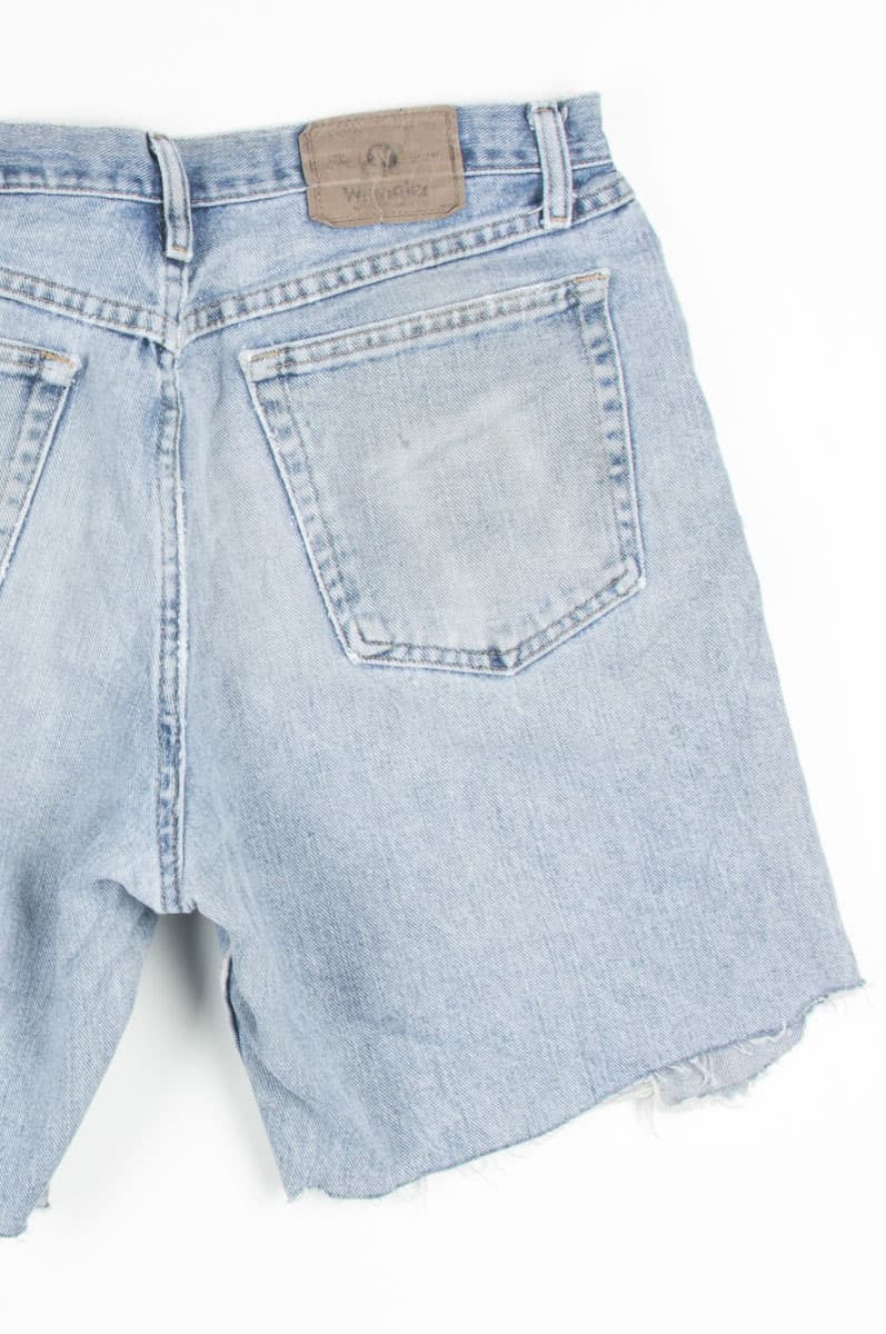 Wrangler Heavy Distressed Cut Off Denim Shorts (sz. 33)