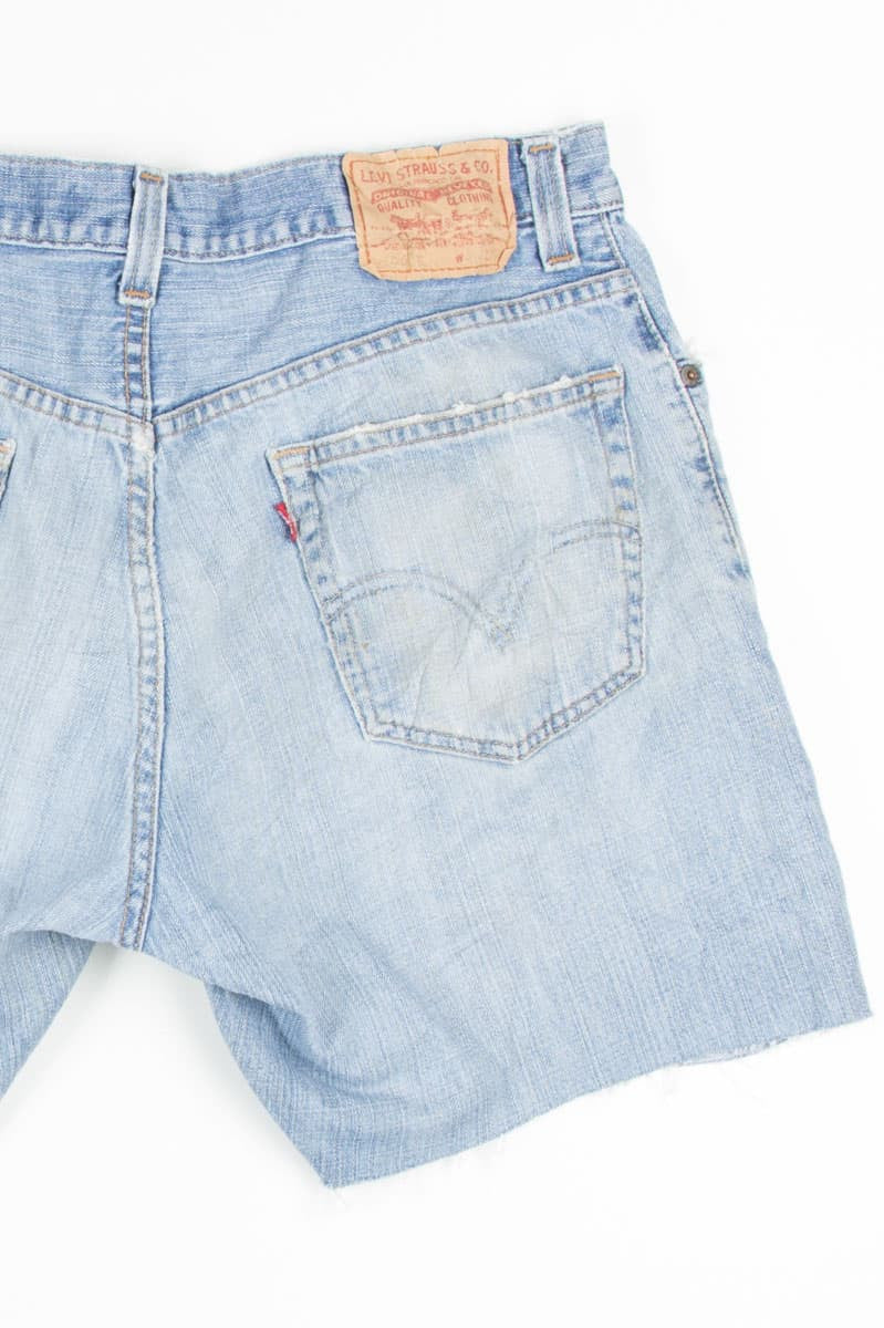 Levi's Distressed Cut Off Denim Shorts (sz. 34) 1