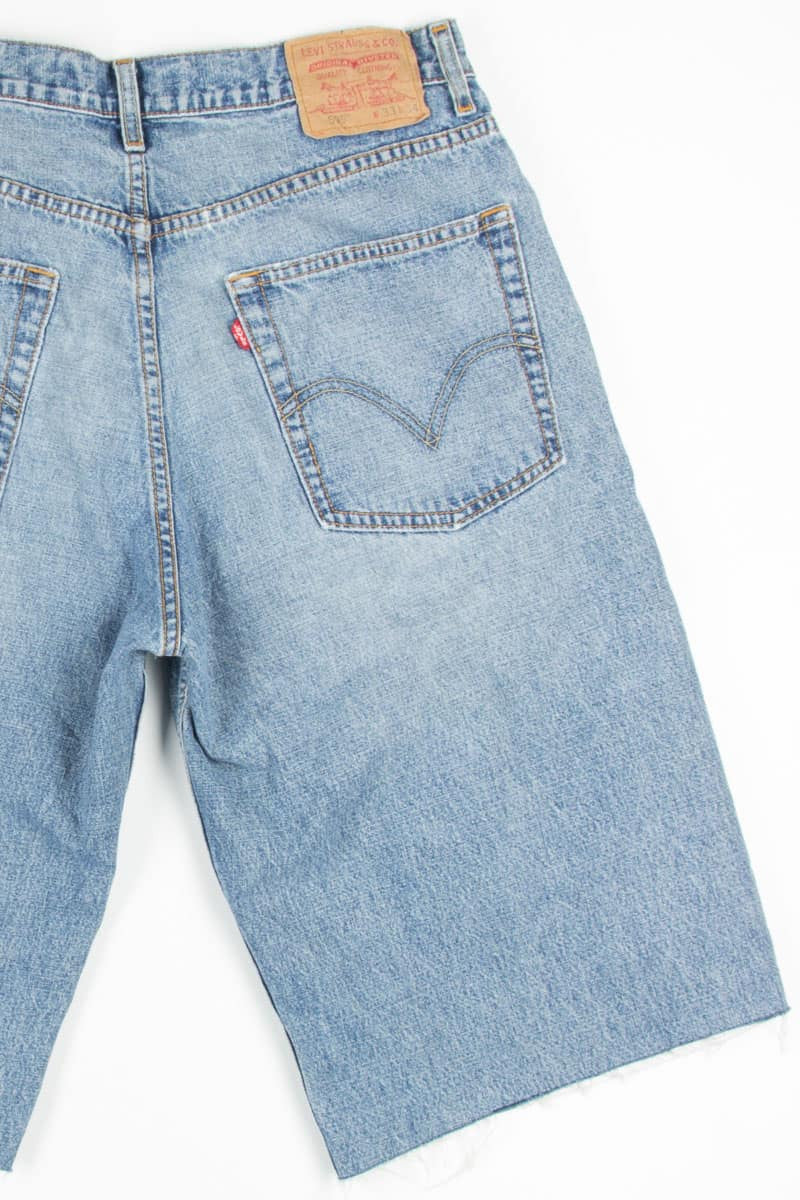 Levi's Stone Washed Cut Off Denim Shorts (sz. 33)