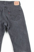 Black Levi's Cutt-off Denim Shorts 47