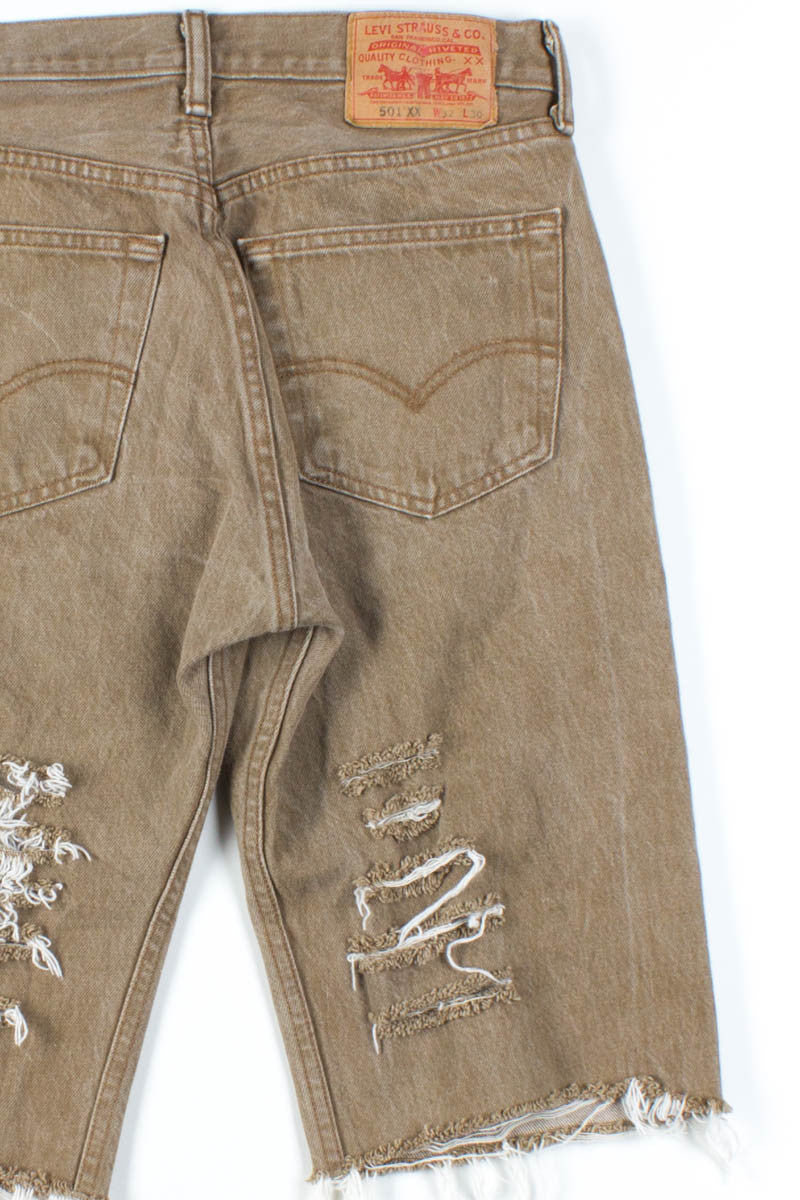 Distressed Levi's Denim Shorts 72