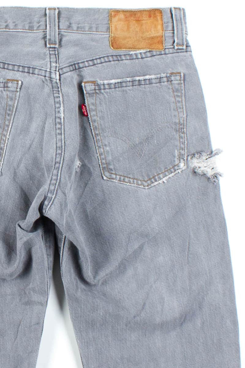 Distressed Levi's Button Fly Cut Off Shorts (sz. 30)