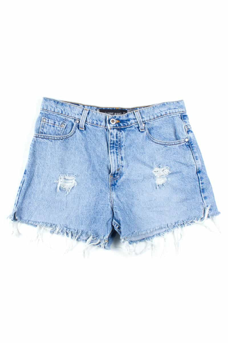 Vintage Distressed Levi's Denim Cut Off Shorts (sz. 13 Jr. M))