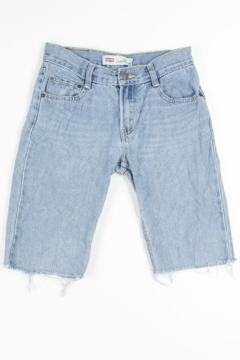 Levi's Light Wash Cut Off Denim Shorts (sz. 28)