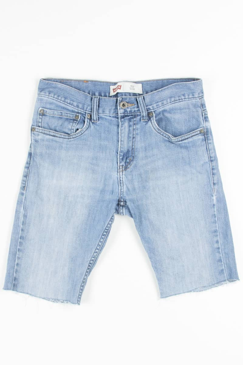 Levi's Light Wash Cut Off Denim Shorts (sz. 28) 1