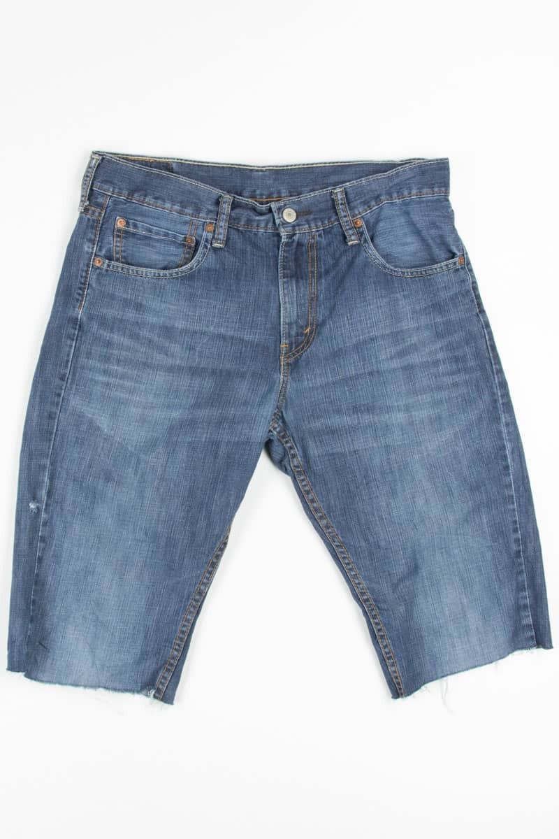 Levi's Dark Wash Cut Off Denim Shorts (sz. 32) 1