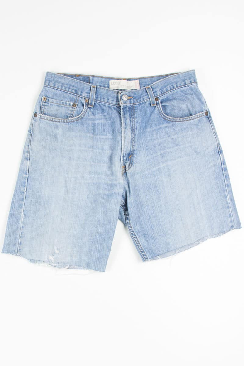 Levi's Light Washed Cut Off Denim Shorts (sz. 33)