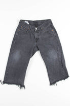 Black Levi's Cutt-off Denim Shorts 47