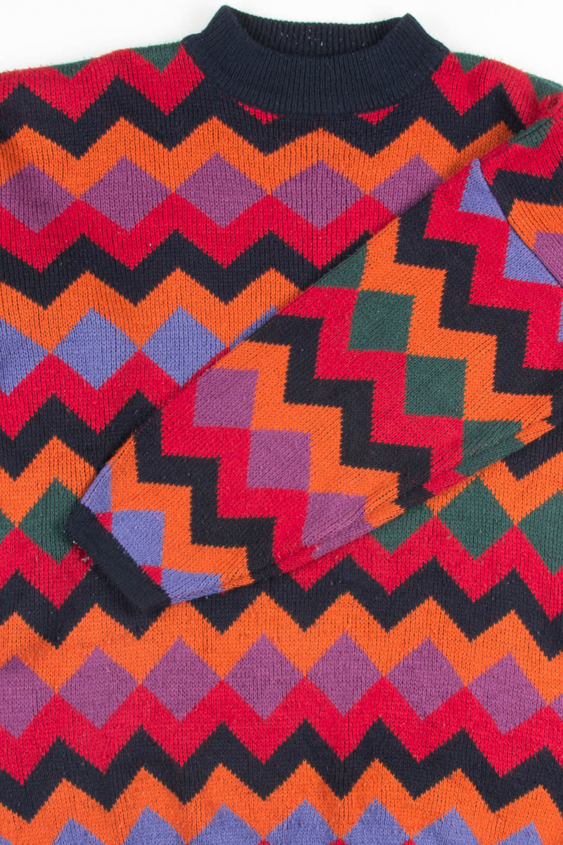 Zig Zag 80s Sweater