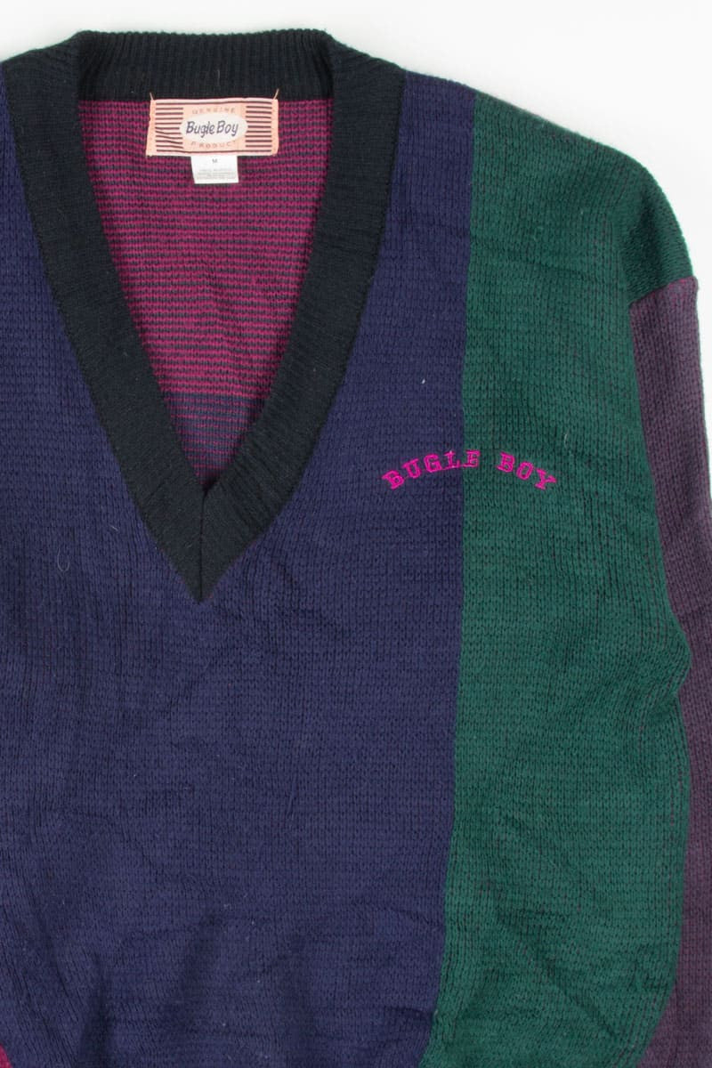 90s Color Blocked Bugle Boy Sweater 2664