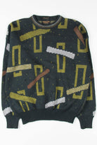 Green Rectangle 80s Sweater 2480
