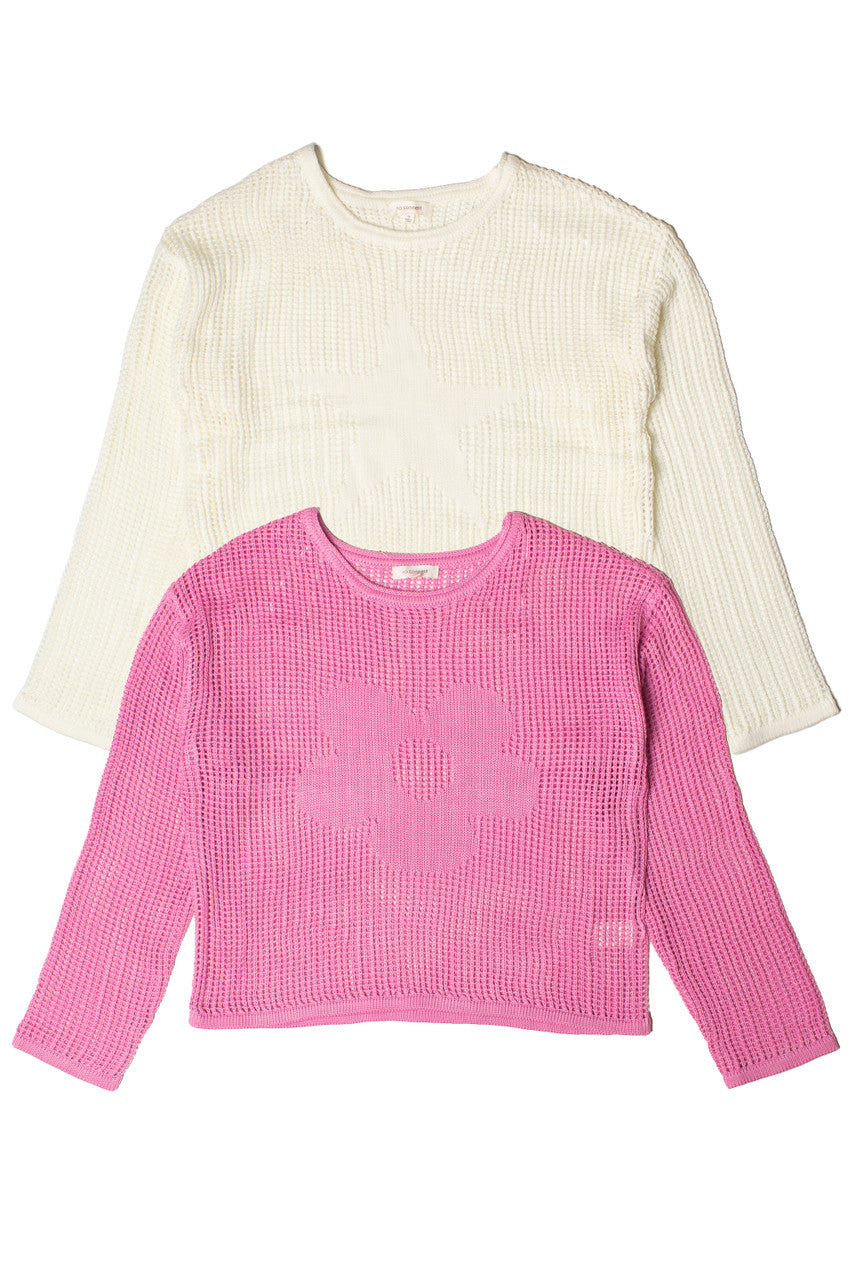 Knit Mesh Sweater