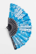 Metallic Floral Fan
