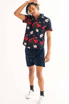 Midnight Navy Corduroy Shorts