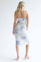 Mint & Periwinkle Patchwork Maxi Dress