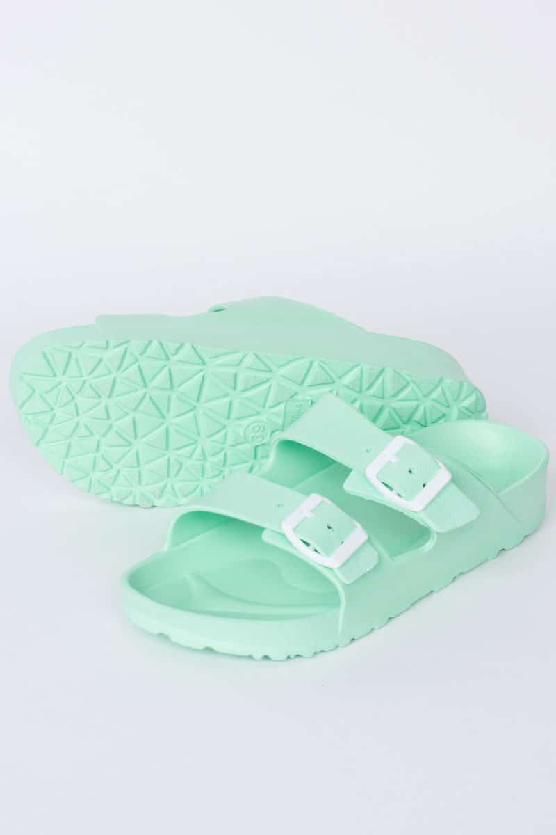 Mint Foam Sandals