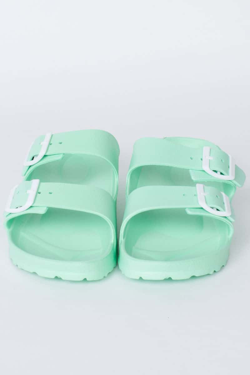 Mint Foam Sandals