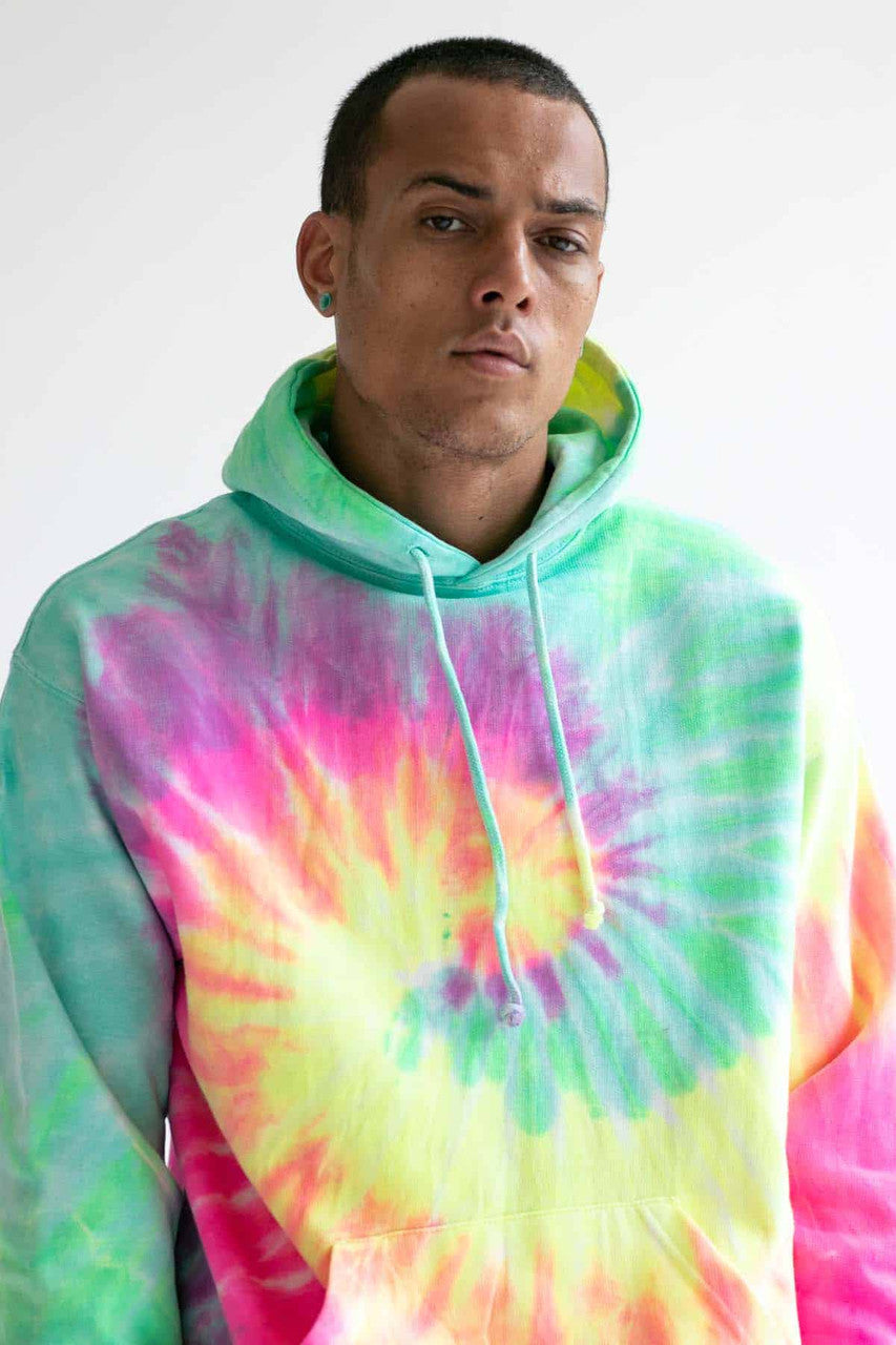 Fresh Rainbow Tie Dye Hoodie