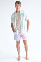 Mint Vertical Striped Button Up Shirt