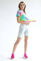 Minty Rainbow Tie Dye Shirt