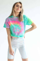 Minty Rainbow Tie Dye Shirt