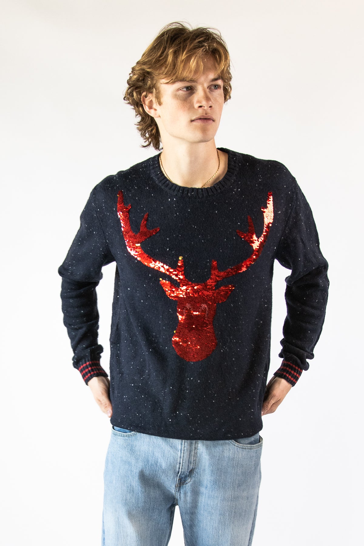 Mystery Recycled Modern Ugly Christmas Sweater