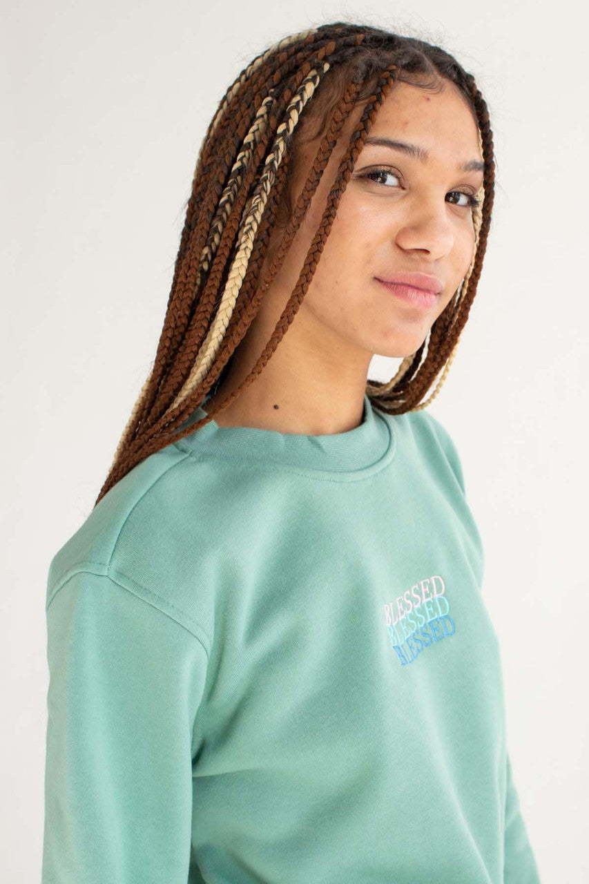 Blessed Sweatshirt & Shorts Set