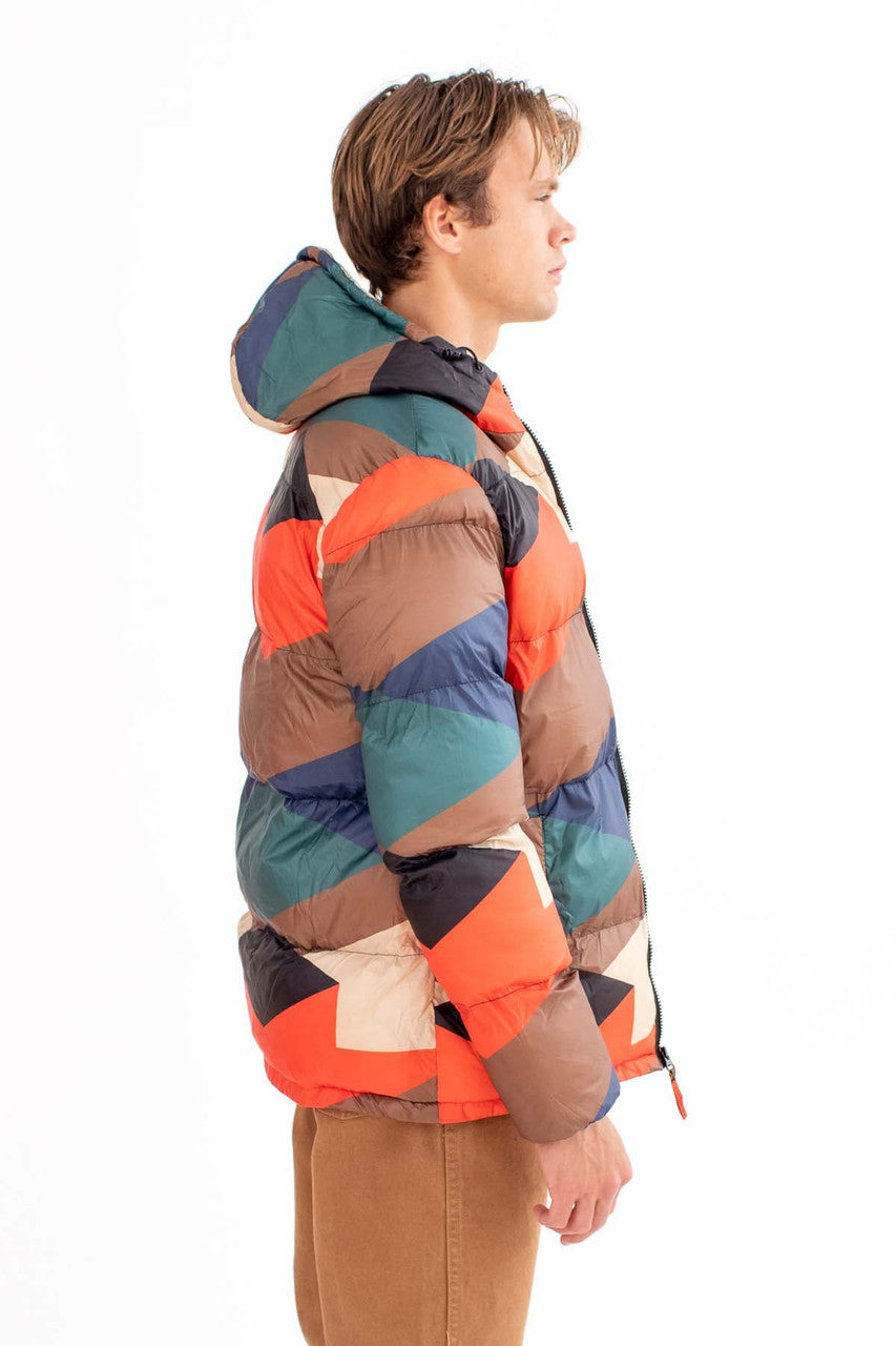 Mountain Sunset Puffer Jacket