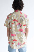 Mushroom Delight Woven Button Up Shirt
