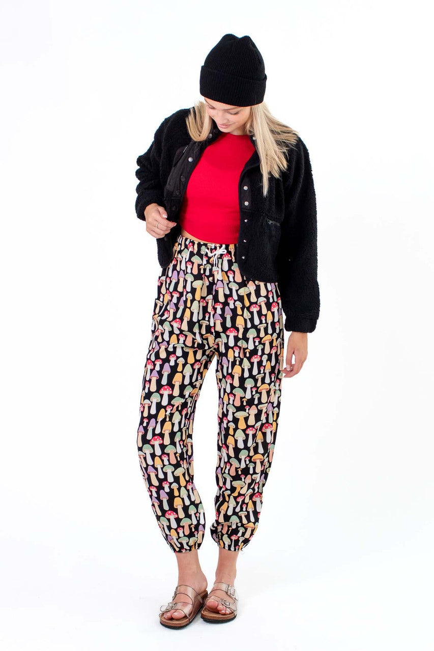 Mushroom Drawstring Pants