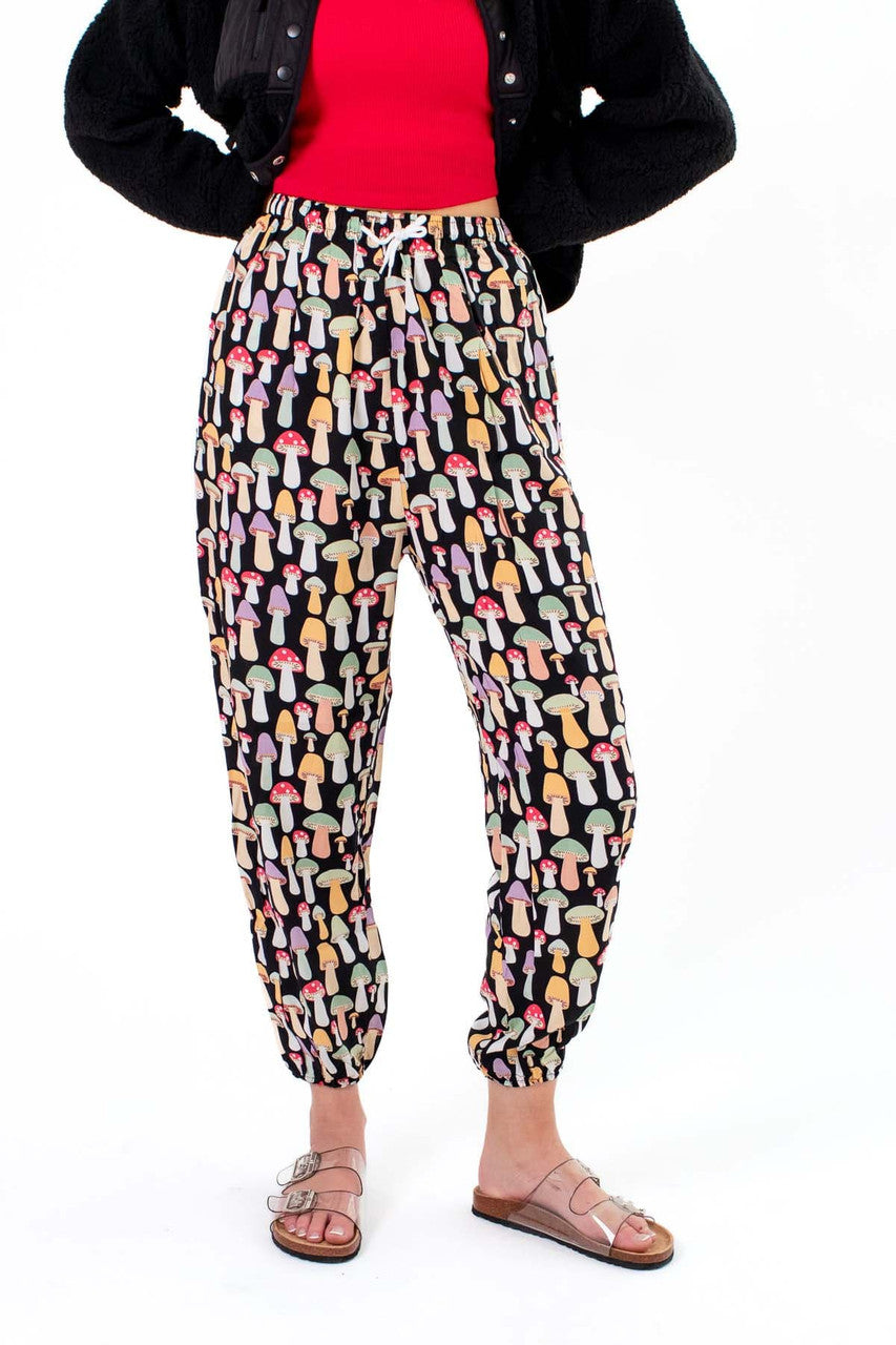 Mushroom Drawstring Pants