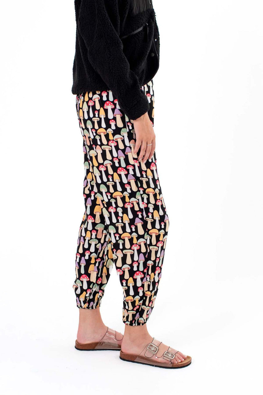 Mushroom Drawstring Pants