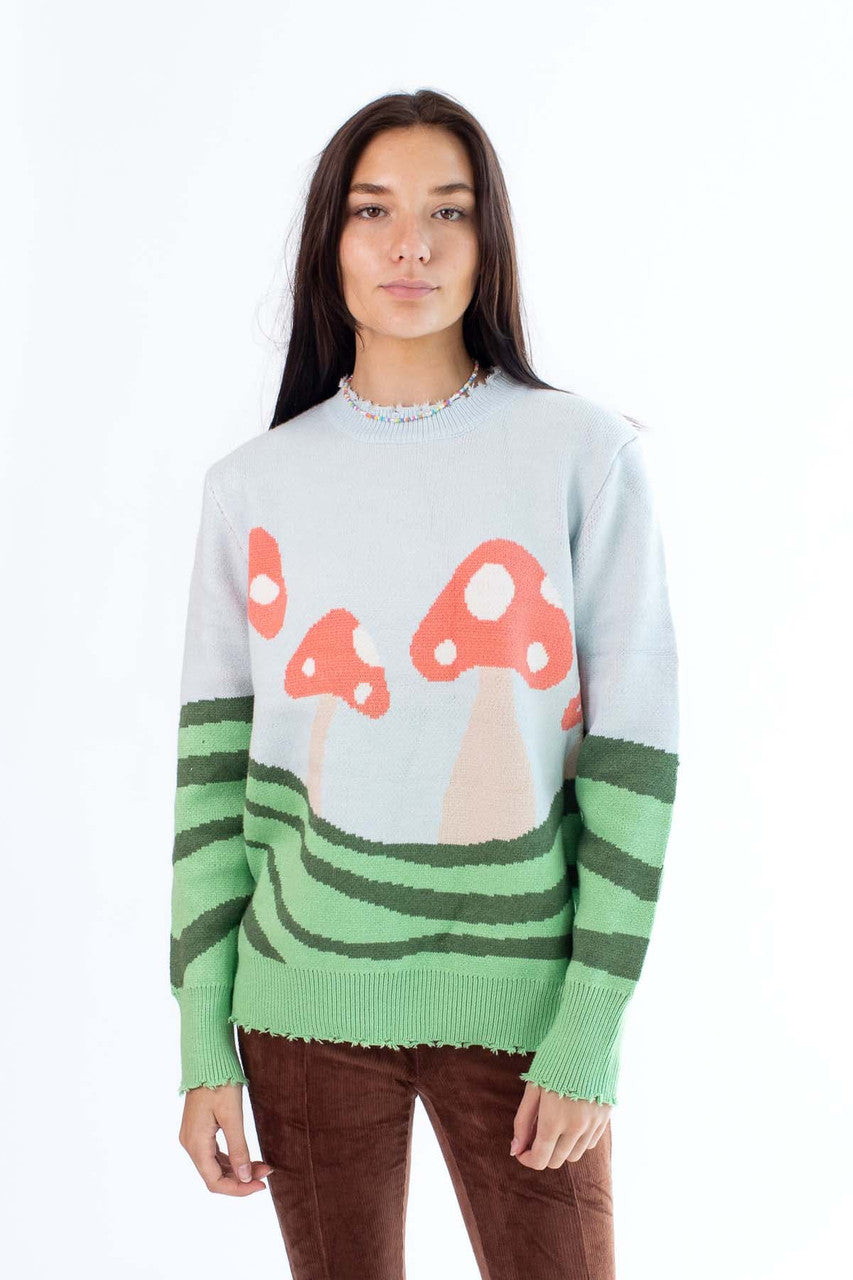 Mushroom Field Sweater