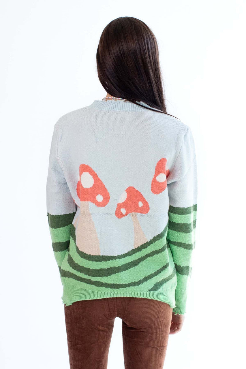 Mushroom Field Sweater
