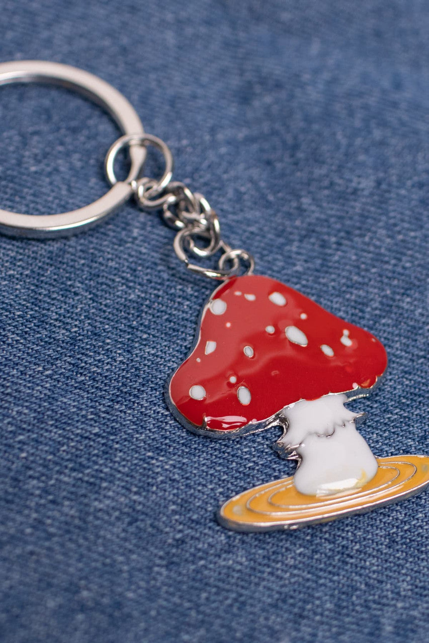 Red Cap Mushroom Keychain