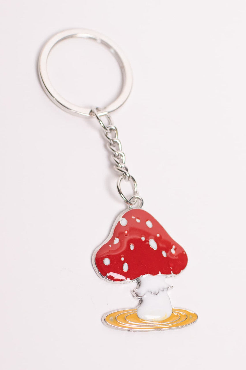 Red Cap Mushroom Keychain