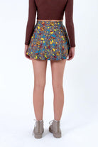 Mushroom Print Skater Skirt