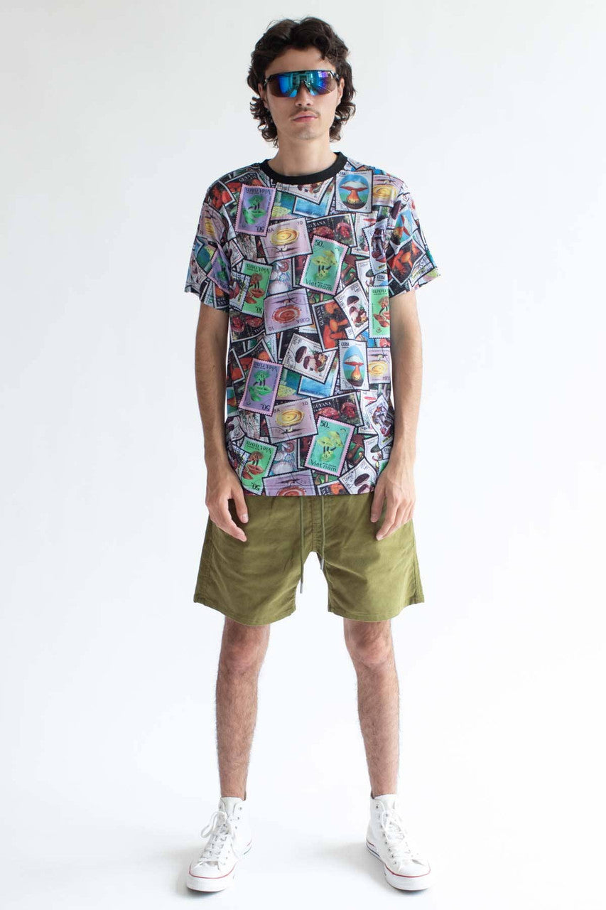 Mushroom Stamp Collection T-Shirt