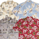 4 Hawaiian shirts vintage style retro