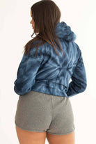 Navy Tie Dye Hoodie