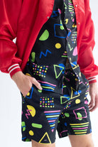 Neon Circuits Cotton Shorts
