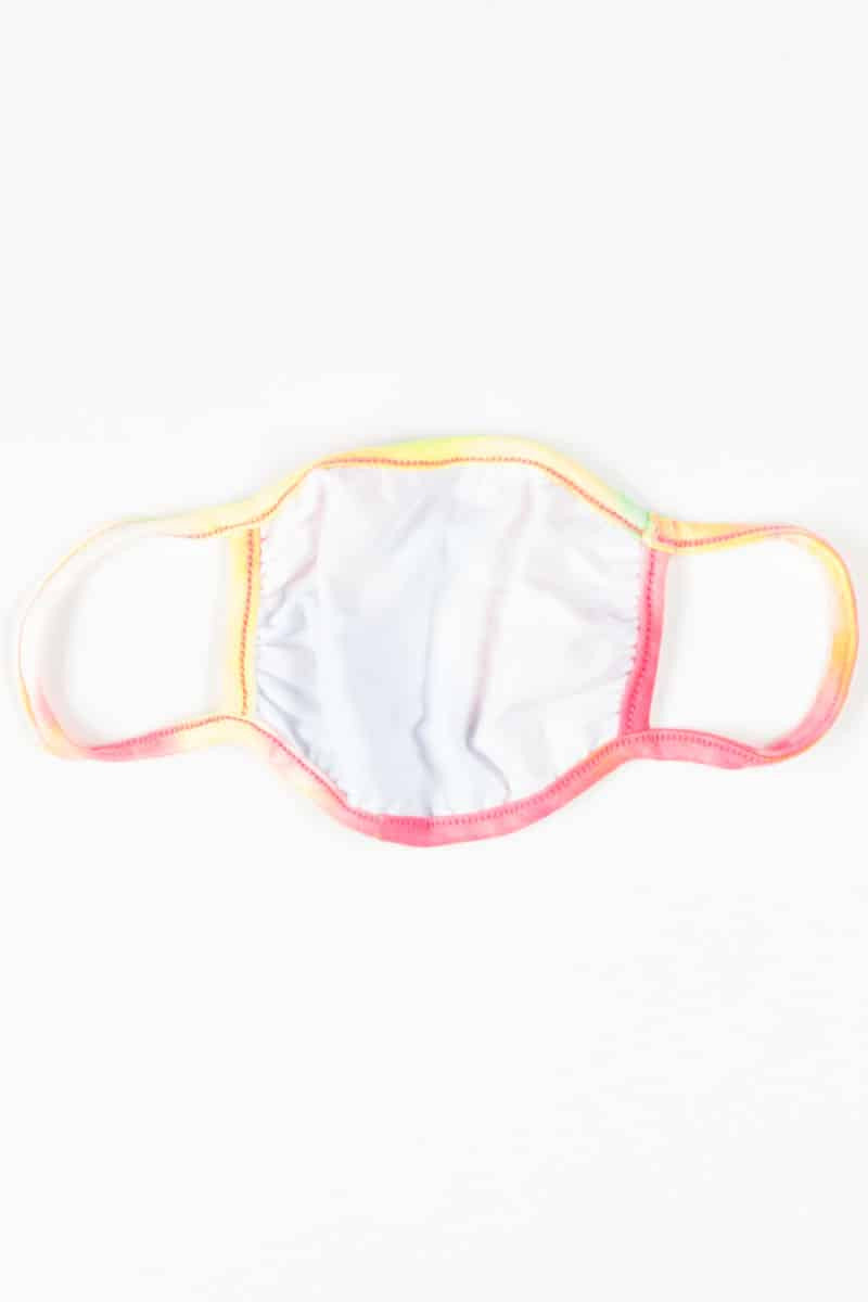 Neon Tie Dye Face Mask