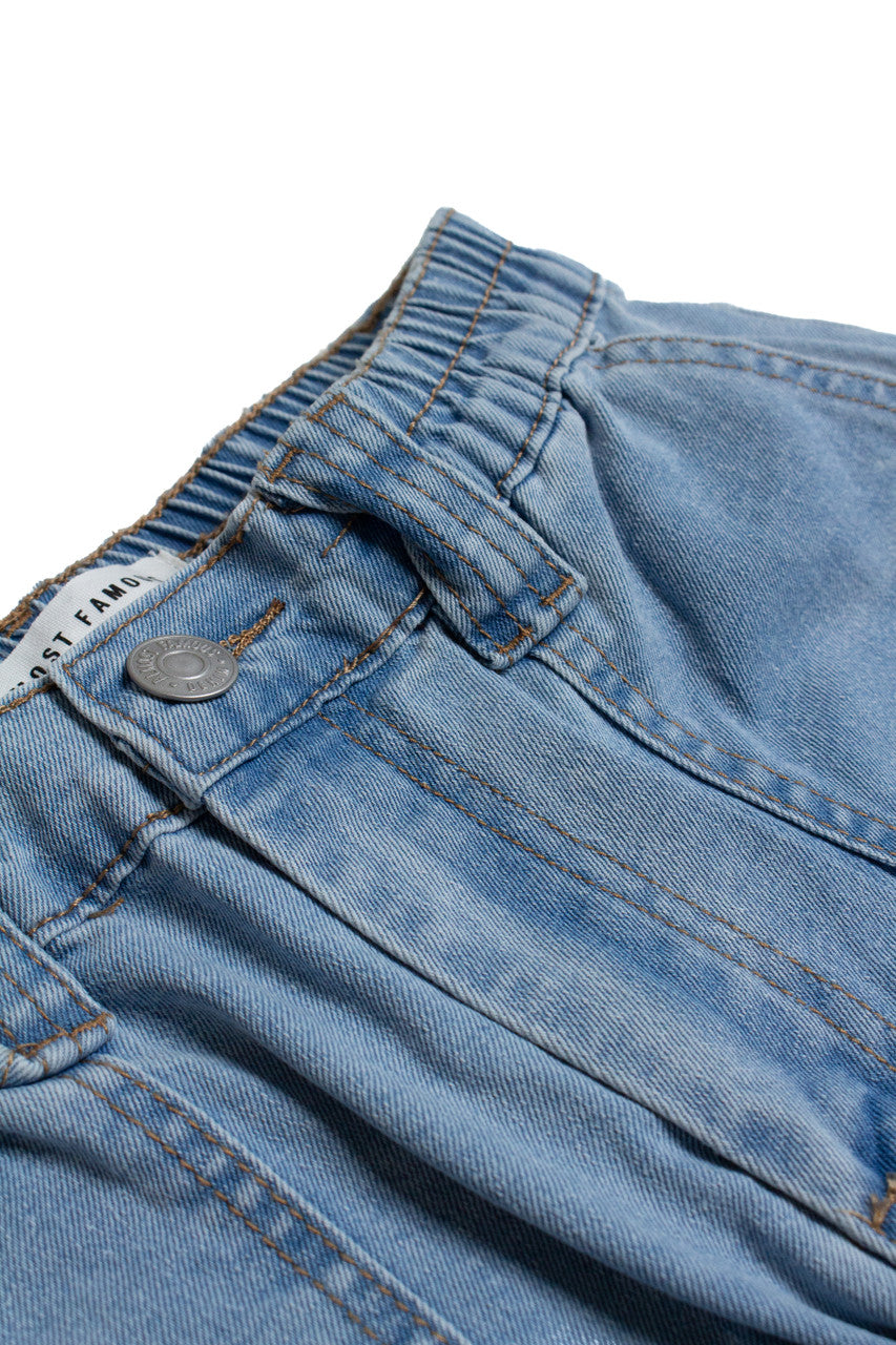 Light Wash Skater Jeans